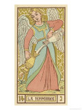 Tarot: 14 La Temperance reproduction procédé giclée par Oswald Wirth