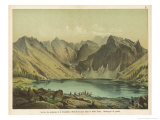 Carpathians: Lake Czarnistan in the High Tatra Mountains of Czechoslovakia Giclee Print by Ferdinand Von Hochstetter