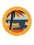 Hotel Label from the Grand Hotel Imperial Dubrovnik Yugoslavia Giclee Print