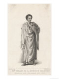 Edmund Kean Actor as Brutus in Julius Caesar Giclée-Druck von T. Woolnoth