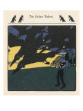 The Father Prays While the Ravens (Recently His Sons) Fly Overhead Giclee Print by A Weisgerber