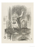 Alice Looking Through the Looking Glass 1 of 2: This Side Giclée-Druck von John Tenniel