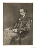 Charles Dickens Writer reproduction procédé giclée