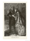 Pip and Estella Walk Arm in Arm Giclee Print by Marcus Stone