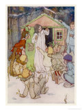 Wendy and Her Wendy House Lámina giclée por Alice B. Woodward