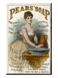 Lady Washes with Pear's Soap Wydruk giclee