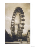 Big Wheel Built by British Engineer Walter Bassett and Opened in the Prater Vienna on 21 June 1897 Giclée-Druck