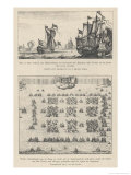 William III Sails to England Giclée-Druck von J. Van Den Aveele