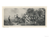 Before Football Became a Highly Organised Game It was Played on Open Space with Little or No Rules Giclee Print