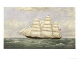 British Sailing Clipper for the China Tea Trade Giclee Print by Josiah Taylor