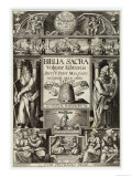 The Title Page of the Vulgate Bible, Giclee Print