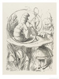 Caterpillar Alice and the Caterpillar Giclée-Druck von John Tenniel