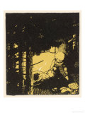 Hansel and Gretel Asleep in the Woods Giclee Print by A Weisgerber