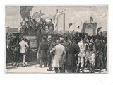 The Chartist Demonstration: The Meeting on Kennington Common London Giclee Print by W.b. Wollen