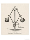 Robert H. Thurston - Governor or Fly-Ball Governor Invented by James Watt to Regulate the Supply of Steam - Giclee Baskı
