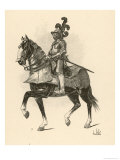 French Horse-Soldier Period of Philippe le Bel Giclee Print by L. Vallet