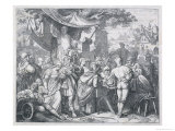 The German Dominican Johann Tetzel Selling Indulgences in a German Market Square Giclee Print by Trenkwald 