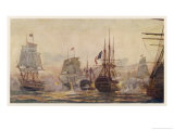 Egyptian Campaign Battle of the Nile reproduction procédé giclée par Norman Wilkinson