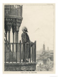 The Muezzin Calls the Faithful to Prayer from a Minaret Giclee Print by Whymper 