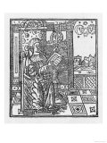 An Astronomer Studies the Movements of the Planets Lámina giclée An Astronomer Studies the Movements of the Planets Lámina giclée