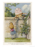 If He Smiled Much More the Ends of His Mouth Might Meet Behind Reproduction procédé giclée par John Tenniel