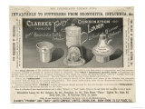 Advertisement for Clarke's "Fairy" Aid to the Treatment of Influenza and Bronchitis reproduction procédé giclée