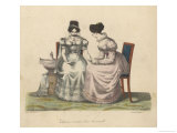 Mama Gives Her Daughter Some Last-Minute Advice and Reassurance Giclee Print by Francois Le Villain