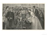Gwendolen at the Gaming Table Reproduction procédé giclée par H. Winthrop