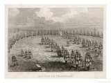 Bird's Eye View of the Opposing Fleets Giclee Print by A.w. Warren