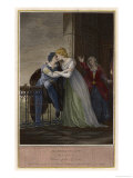 Romeo and Juliet, The Lovers Part Giclee Print by Stow 