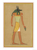 Anubis God of the Dead with the Head of a Jackel Giclee Print