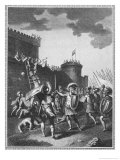 Jerusalem is Besieged Taken and Sacked by Titus Giclee Print by Asa Coolidge Warren