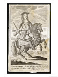 William III King of England on a Very Small Horse Impressão giclée por F.h. Van Hove