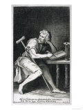 Epictetus Greek Stoic Philosopher Originally a Slave But Freed by His Master Giclée-Druck