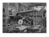 Steam Engine Used in the Erecting Shop Penn's Marine Factory Greenwich England Giclee Print