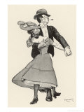 Couple in a Munchen Beer-Hall Giclée-Druck von Ferdinand Von Reznicek
