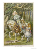 White Knight the White Knight Reproduction procédé giclée par John Tenniel