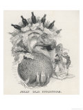 An Engraving of King Cheer Enjoying Christmas Festivities Giclee Print by Smyth 