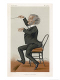 Richard Wagner the German Musician Conducts Giclée-Druck von Spy (Leslie M. Ward) 
