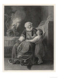 Samuel is Trained by Eli the Priest at Shiloh Giclee Print by W. West