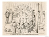Les Chevaliers de la Table- Ronde Giclee Print Les Chevaliers de la Table- Ronde Giclee Print