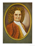 George Frederic Handel German-English Musician Giclee Print by C.f. Zincke