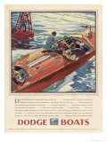 Advertisement for Dodge Boats Giclée-Druck von Ellis Wilson