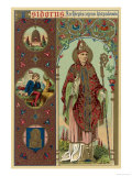 Saint Isidore (Isidro) of Seville Spanish Prelate and Scholar Giclee Print