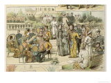 Reception Poona Reproduction procédé giclée par Walter Wilson