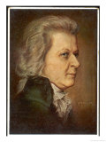 Wolfgang Amadeus Mozart the Austrian Composer in Later Life Giclee Print by H. Torggler