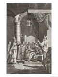 Becket Argues with Henry II reproduction procédé giclée par Samuel Wale