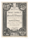 Bible Frontispiece Showing Various Scenes from the Bible Giclee Print