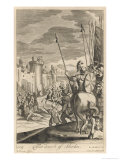 Sheba Rebels Against David Impressão giclée por F.h. Van Hove