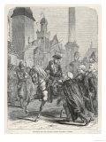 Suvorov Enters Warsaw in Command of the Russian Troops Lámina giclée Suvorov Enters Warsaw in Command of the Russian Troops Lámina giclée